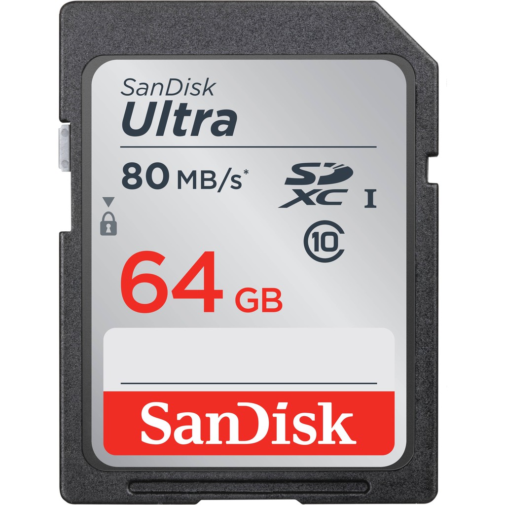 Thẻ Nhớ 64Gb Sdxc Ultra Plus 80Mb/S Class 10 Uhs 1 - Bh 5 Năm | BigBuy360 - bigbuy360.vn