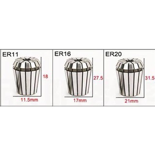 Đầu Kẹp Mũi Phay, Collet ER11, ER16, ER20