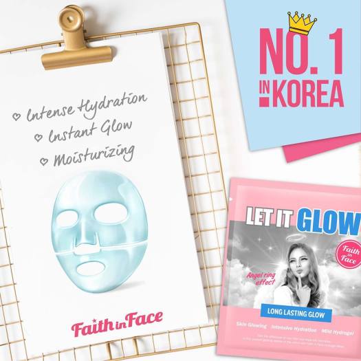 Mặt Nạ Dưỡng Da FAITH IN FACE Let It Glow Hydrogel Mask 25g (Miếng) GomiMall