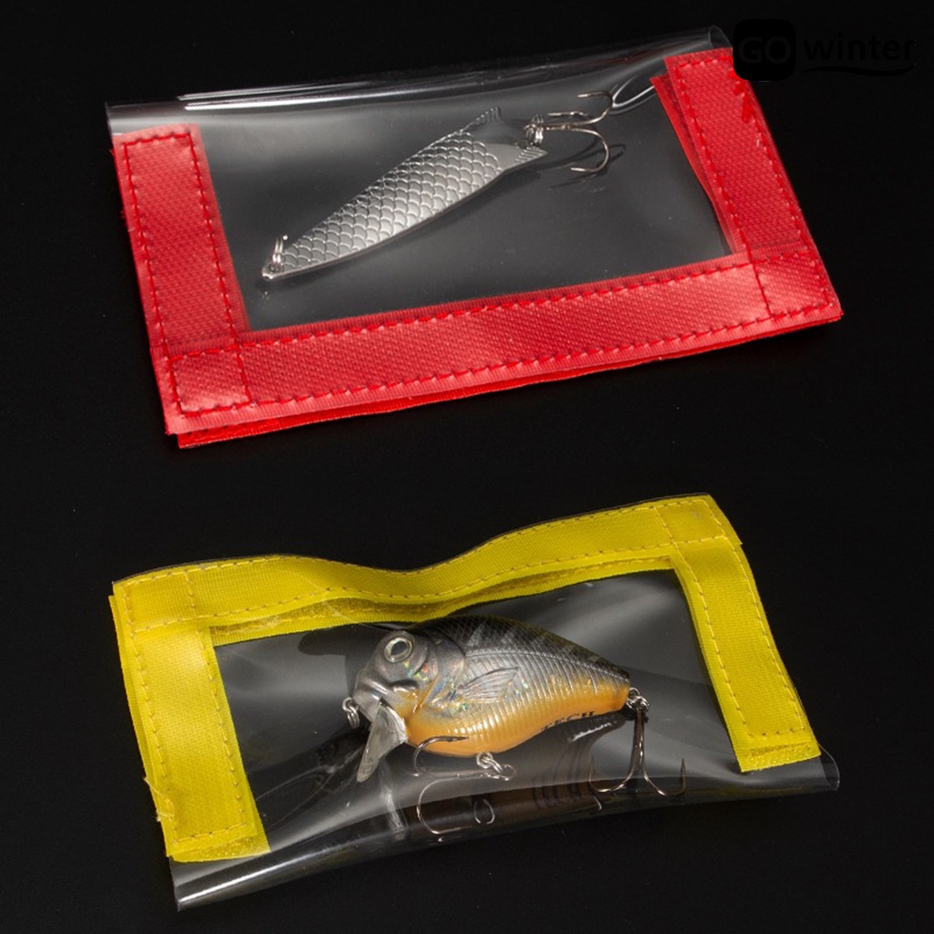 G.T Fishing Storage Bag Transparent Nylon Lure Bait Jacket Pouch for Outdoor Sports