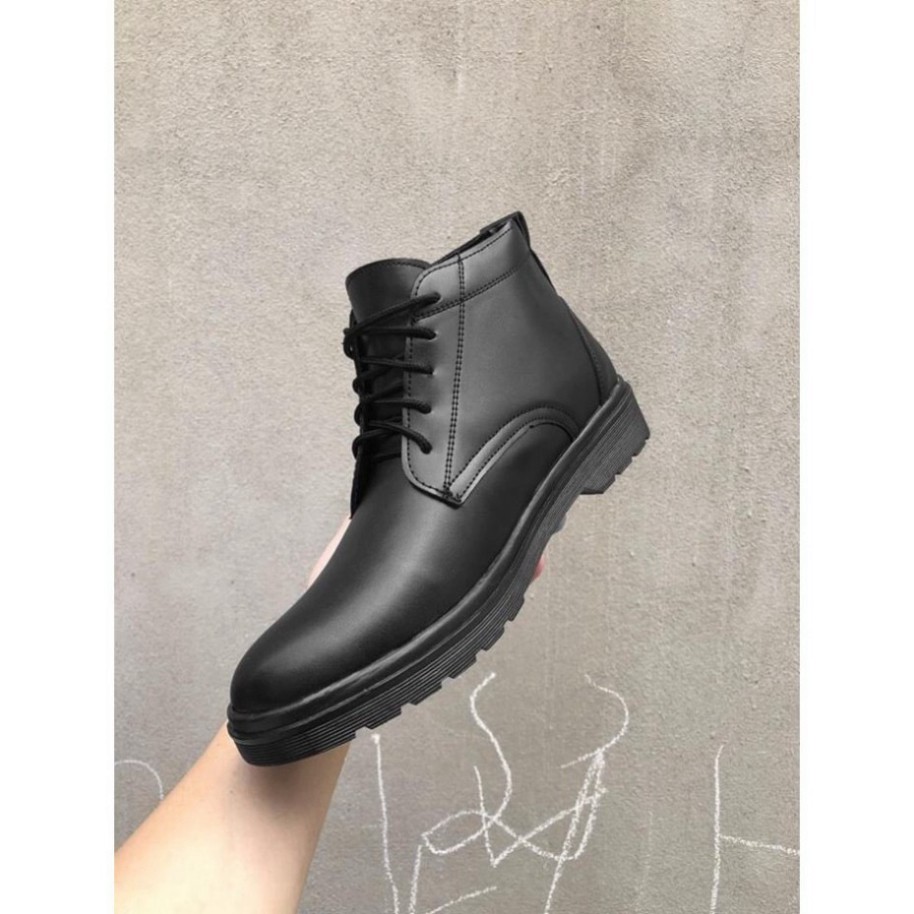 Giày Boots Martens nam SN01 cao cổ  da bò thời trang