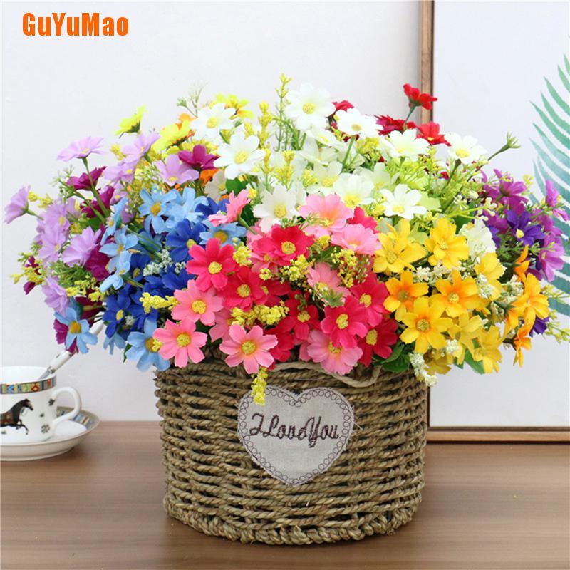 1 Bó 7 Nhánh 28 Đầu Hoa Cúc Nhân Tạo Trang Trí Tiệc Cưới