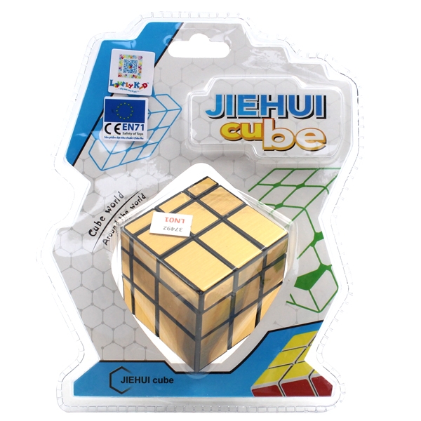 Rubik Mặt Gương LN01 - Vàng Gold