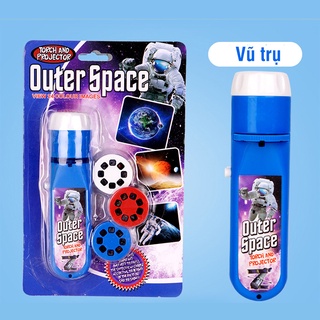 Đèn pin chiếu hình cho bé 5 chủ đề