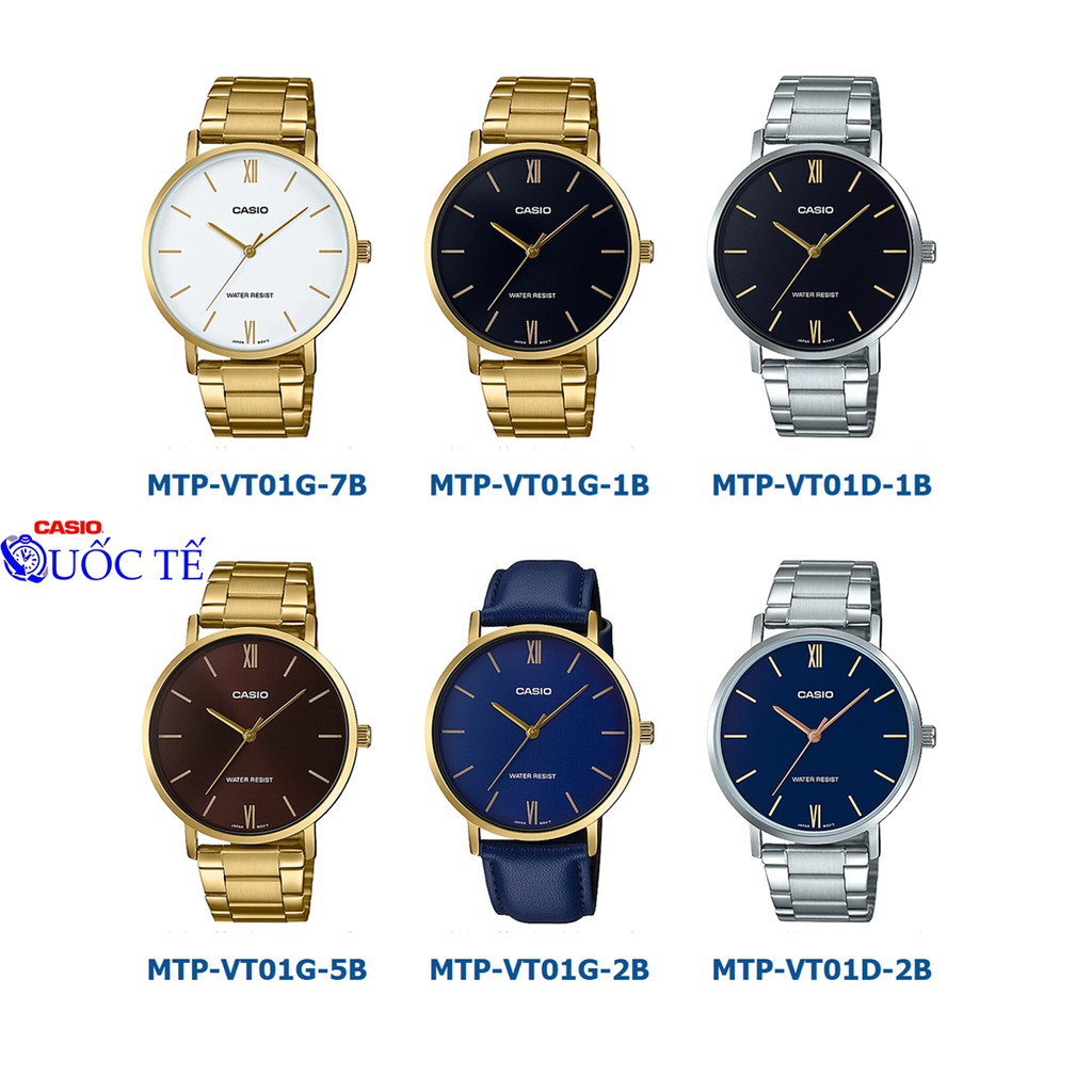 Đồng hồ nam casio ❤️ 𝐅𝐑𝐄𝐄𝐒𝐇𝐈𝐏 ❤️ Đồng hồ casio MTP-VT01 MTP-VT01G-7B MTP-VT01G-1B MTP-VT01D-1B MTP-VT01G-5B