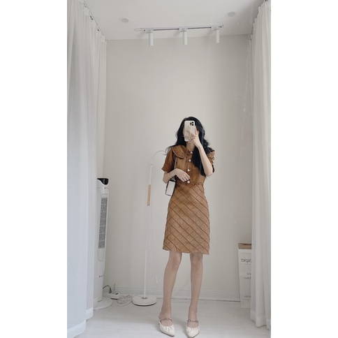 Váy cổ bẻ siêu xinh by Samhyewear