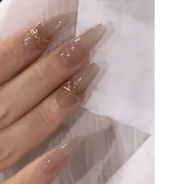 nail thạch nâu tây hot trend