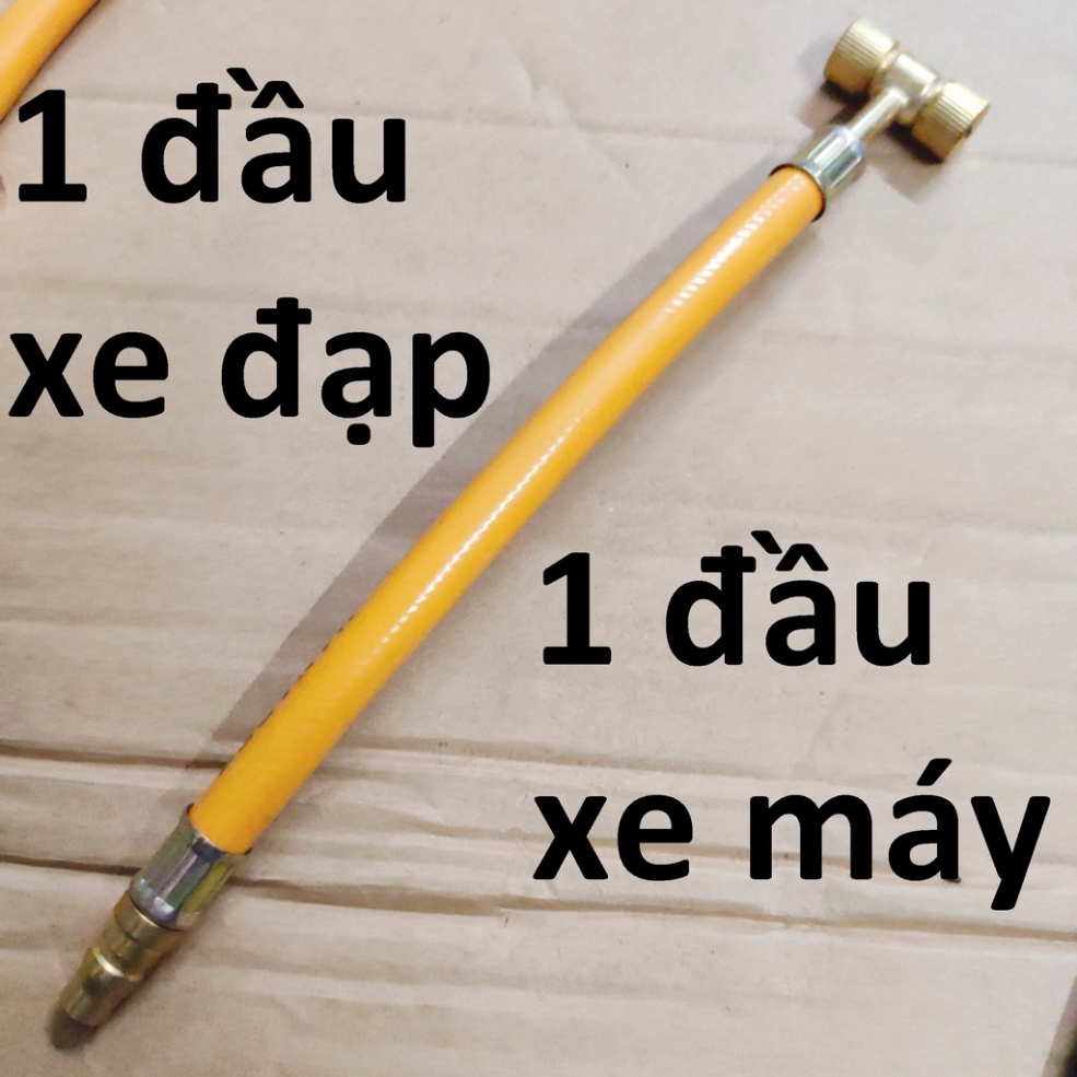 Các loại dây bơm lốp oto,xe máy💥💥dây bơm đầu quả táo, 2 đầu trí, đầu kẹp