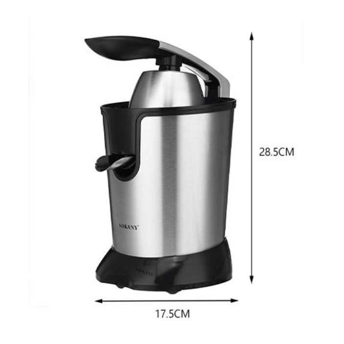 Máy ép cam, máy vắt cam inox cao cấp công suất lớn SOKANY JE-618D - Bảo hành 12 tháng