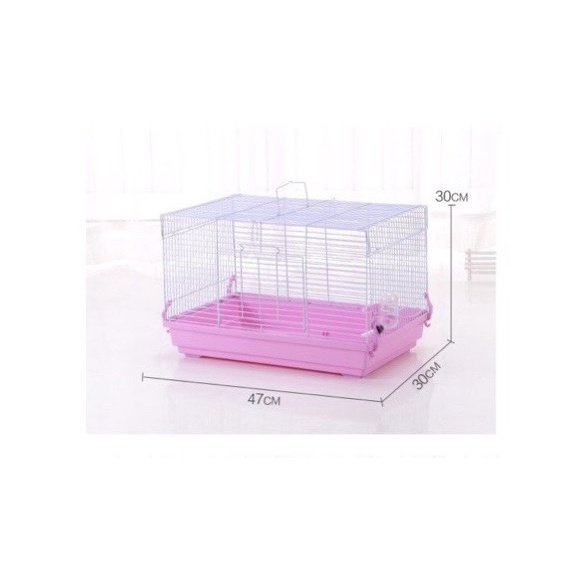 Lồng Hamster  Lồng Đại Cơ Bản Full Phụ Kiện Size 47cm Hamster , Nhím , Sóc , Sóc Bay , Vẹt ....