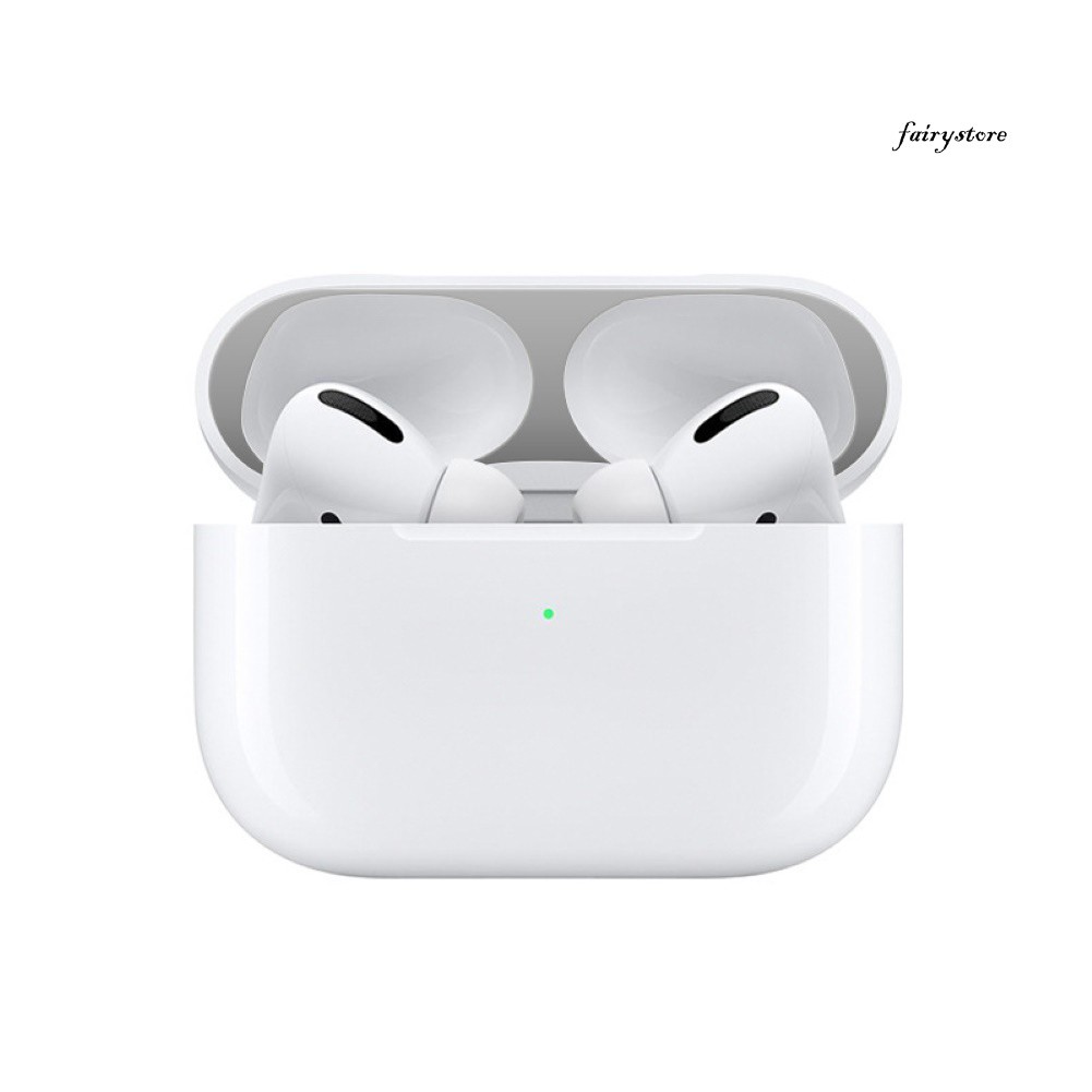 Fs Miếng Dán Bảo Vệ Hộp Sạc Tai Nghe Airpod-s Pro Bằng Kim Loại