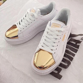 GIÀY PUMA MŨI VÀNG CỰC XINH [ FULL BOX + TẶNG MÓC KHÓA ]