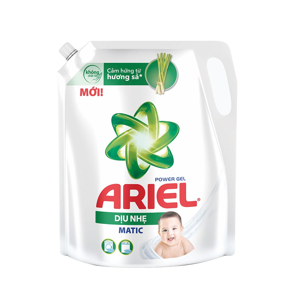 [ GIÁ HỦY DIỆT ]  Nước giặt Ariel dịu nhẹ cho da nhạy cảm túi 2.15kg