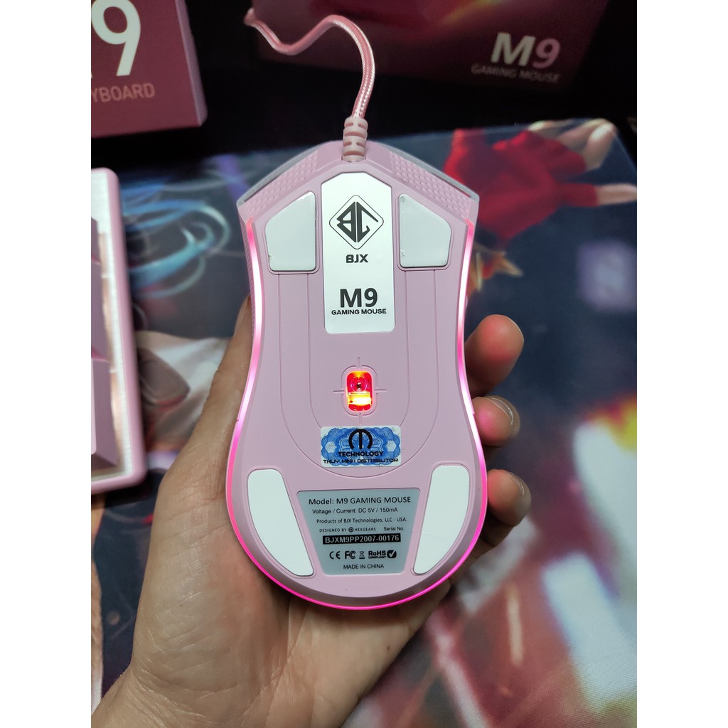 Chuột chơi game BJX M9 RGB Lighting Gaming mouse DPI 5000