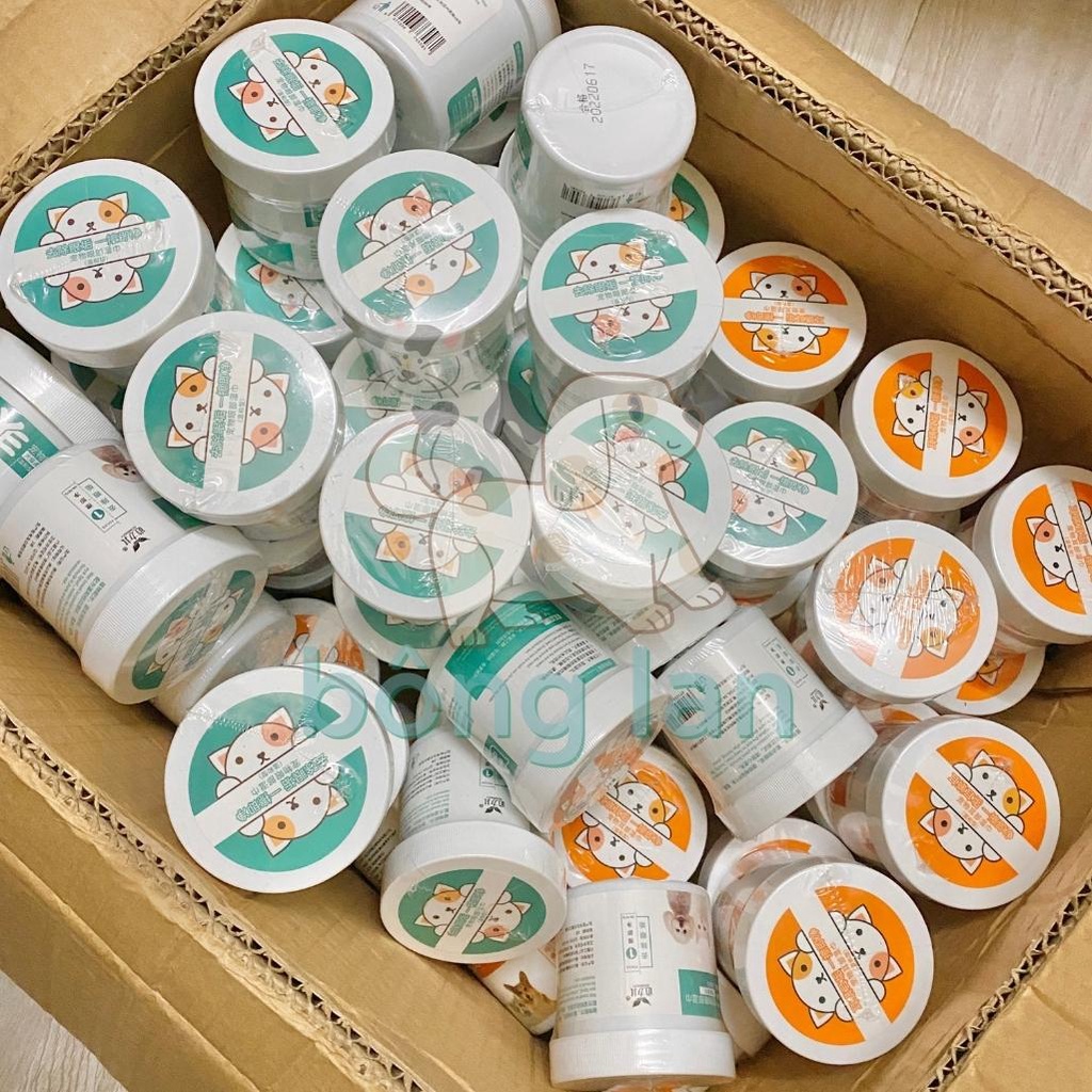 [HOẢ TỐC] Khăn ướt lau vết bẩn tai và lau mắt chó mèo EYE 130 miếng bằng vải không dệt