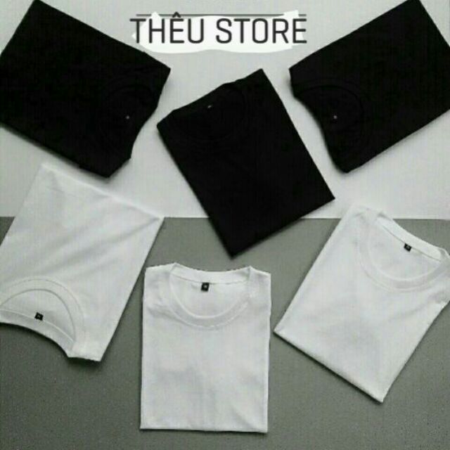 áo thun trơn cổ tròn basic
