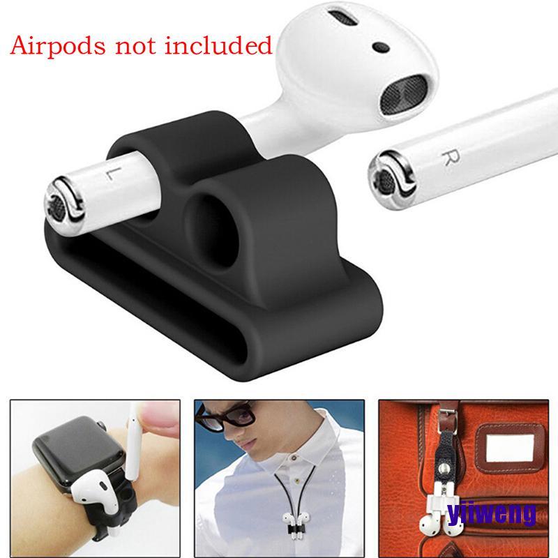 Hộp Silicon Đựng Tai Nghe Apple Airpods Có Dây Đeo Chống Thất Lạc