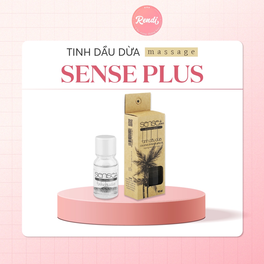 Tinh dầu dừa Massage Yoni/Lingam Sense Plus 10ml | Rendi Store