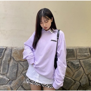 Áo ERRORIST sweater basic tím/đen