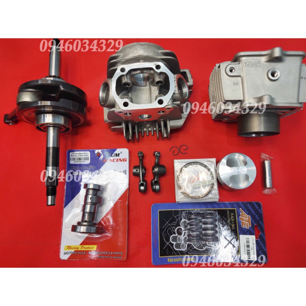 full bộ đầu lòng trái 52 54 56 cho cup 67 đi cò lăn chịu lực tốt