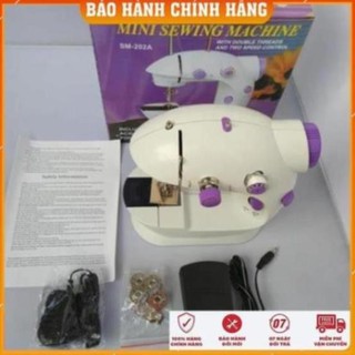 Máy Khâu Mini Gia Đình 2 Tốc Độ Có Đèn Led Cắt Chỉ