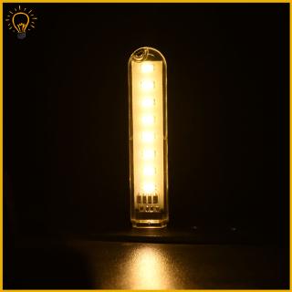 Đèn Led Ban Đêm Usb Mini 8 Bóng 5V