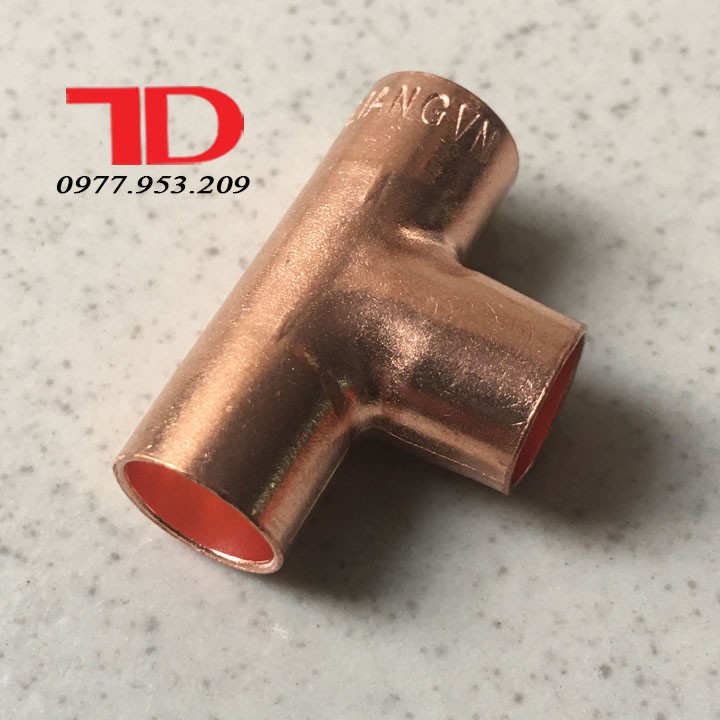 Tê ống đồng phi 10