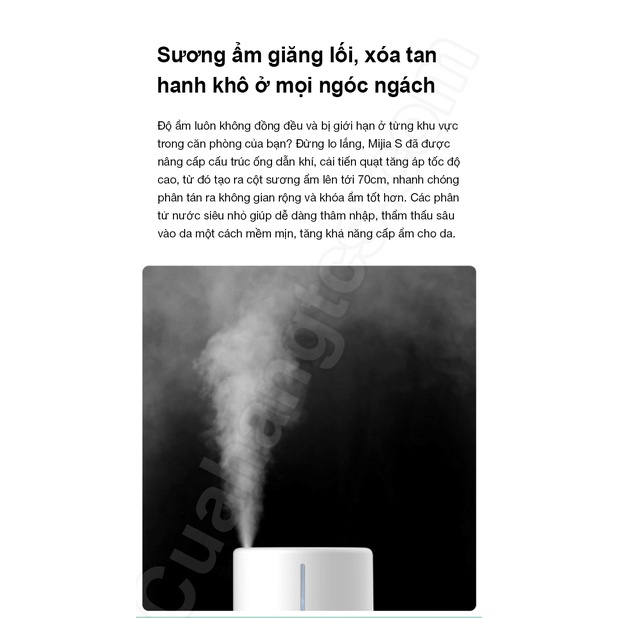Máy phun sương tạo ẩm thông minh Xiaomi Mijia S MJJSQ03DY