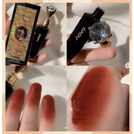 ✨Hot Sale✨ [Hàng mới về] Son môi NOVO dưỡng môi trang điểm lâu trôi mang phong cách retro techo