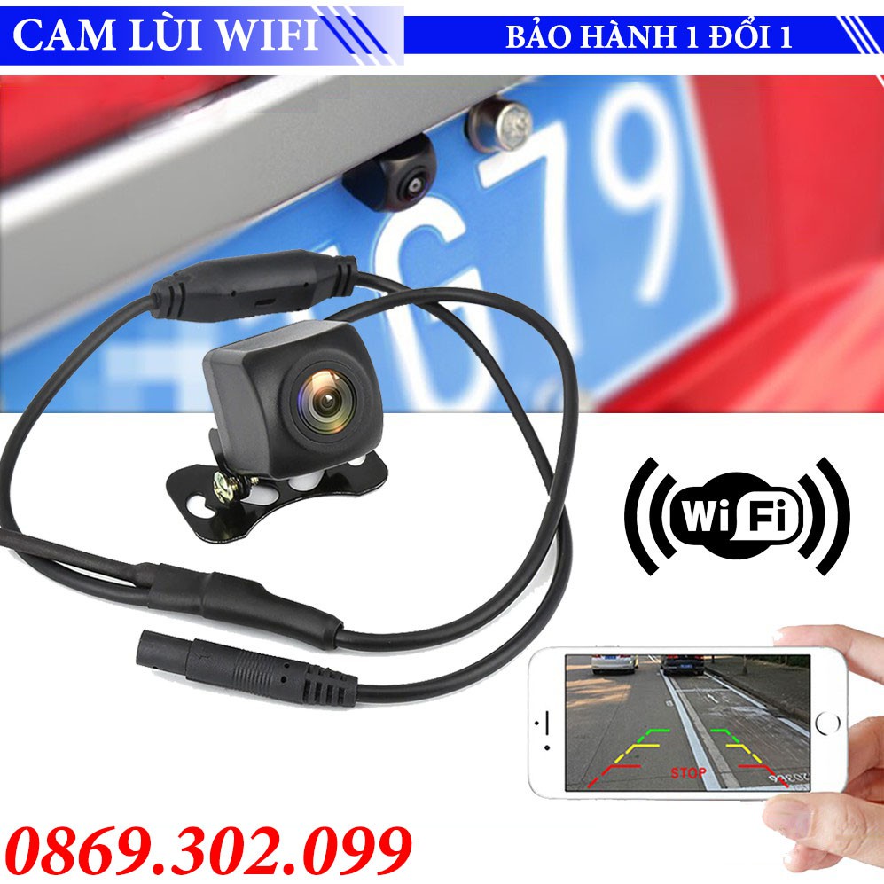 Camera Lùi Kết Nối Wifi Xem Trên Điện Thoại Dành Cho ôTô F-Car