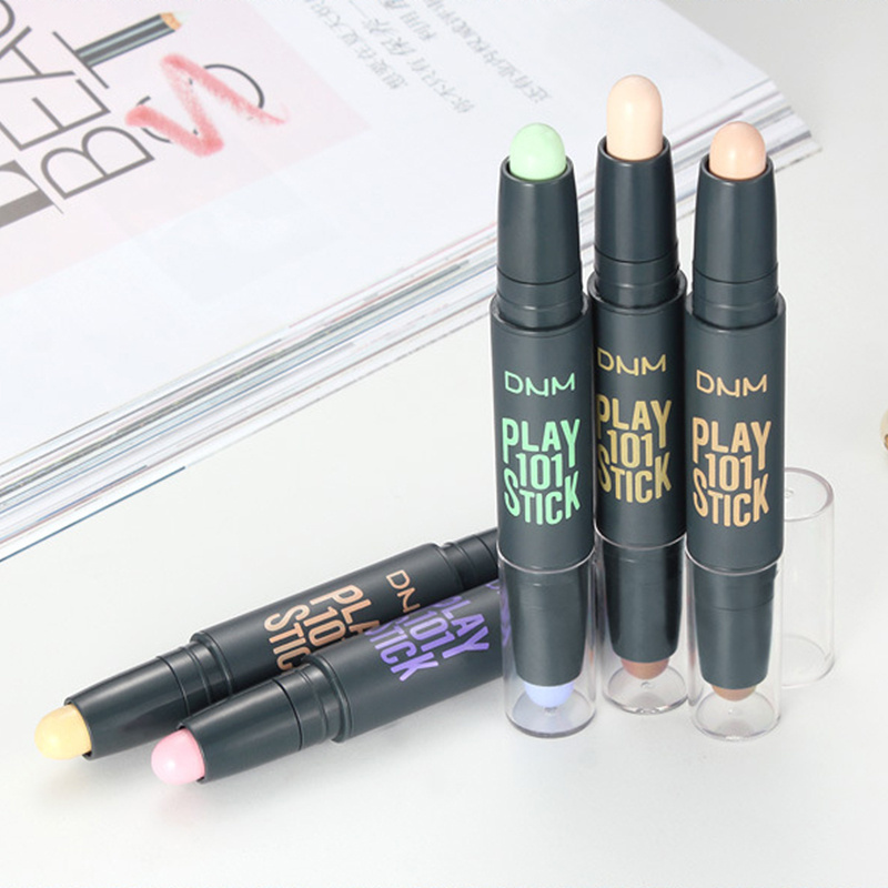 (Hàng Mới Về) Phấn Bắt Sáng Tạo Khối Hai Màu Tạo Khuôn Mặt Chữ V | BigBuy360 - bigbuy360.vn