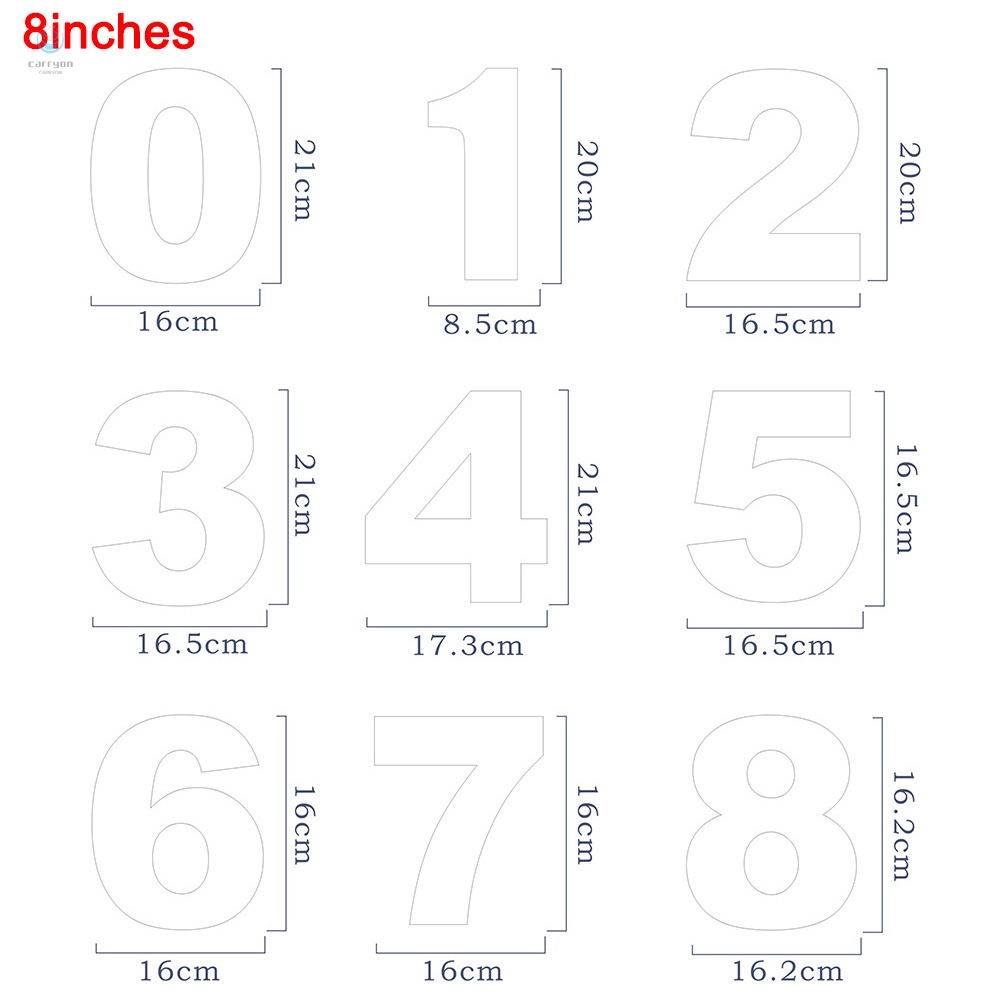 Bộ Khuôn Làm Bánh Hình Chữ Số Bằng Pet Độc Đáo Diy