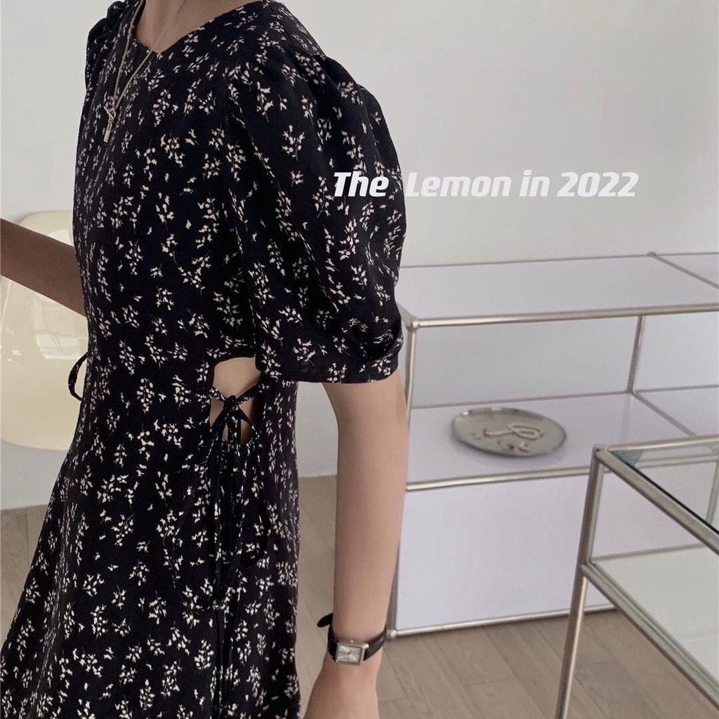 Đầm Hoa Dáng Ôm Thời Trang retro Hàn Quốc 2022