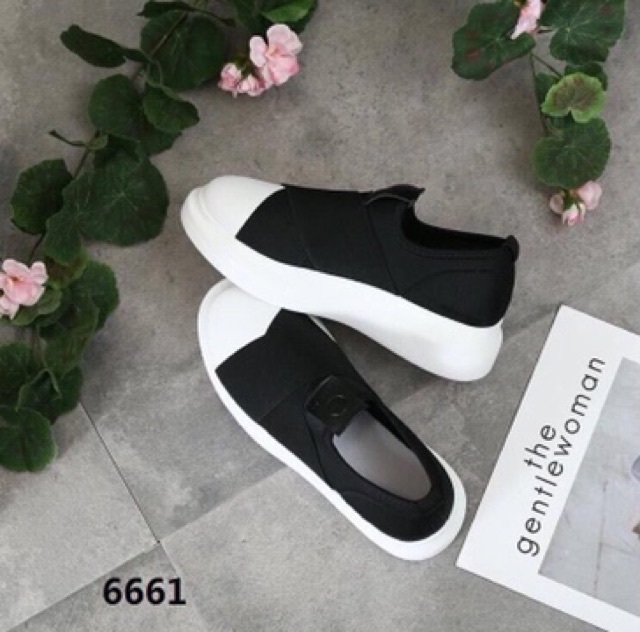 Giày Slipon sò chun chéo hàng loại 1
