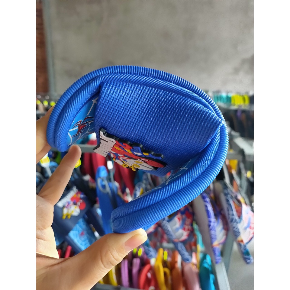 Dép siêu nhân SPIDER MAN cao su dẻo siêu êm cho bé trai