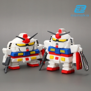 Vỏ bọc bảo vệ hộp sạc tai nghe Airpods 1/2  thiết kế hình robot gundam hoạt họa cá tính