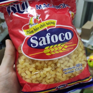 Nui ống safoco 200g/400g/500g