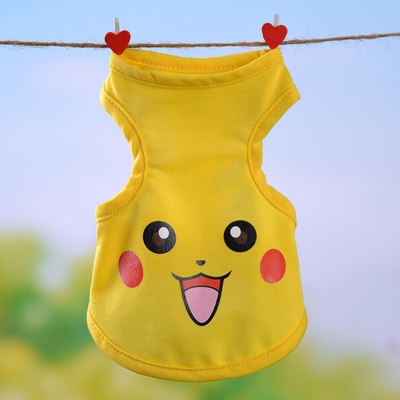 (MớI) Áo Thun MùA Hè, HọA TiếT HoạT HìNh Cho Thú Cưng