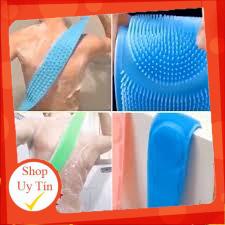 Dây Tắm Chà Lưng Silicon 2 Mặt (hàng chất lượng cao)