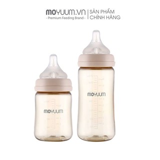 Núm ty bình sữa Moyuum chính hãng (Thay được vào Pigeon, Lanshions, MotherK, Avent...)