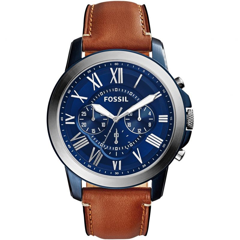 Đồng Hồ Nam Fossil Grant Chronograph Blue FS5151