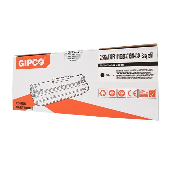 Hộp Mực GIPCO Q2612A - Cartridge Máy In Canon, HP