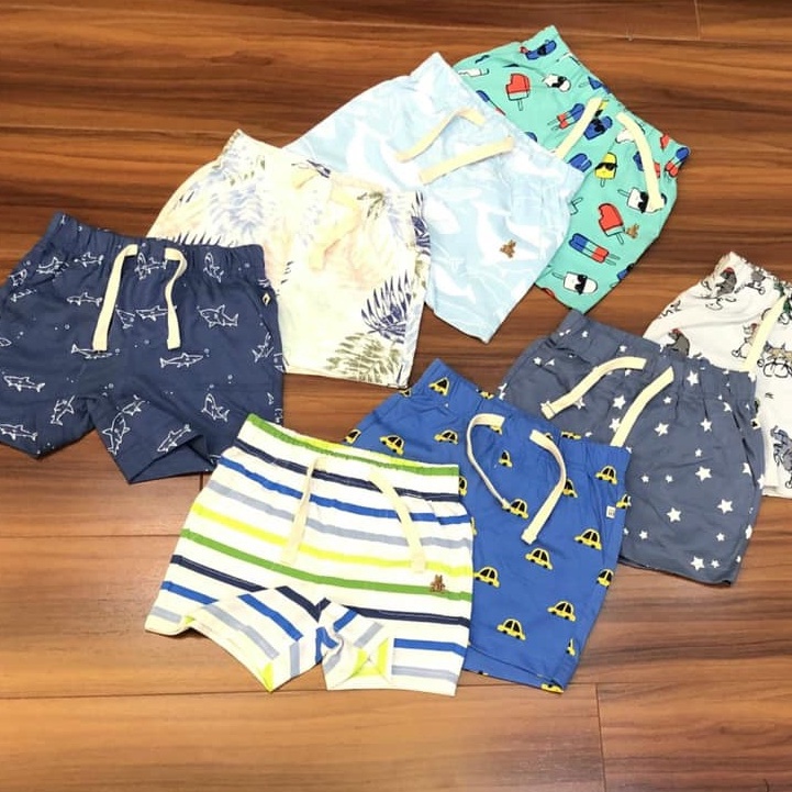 Set 3 quần đùi Baby gap cho bé trai (size từ 0-2 tuổi)