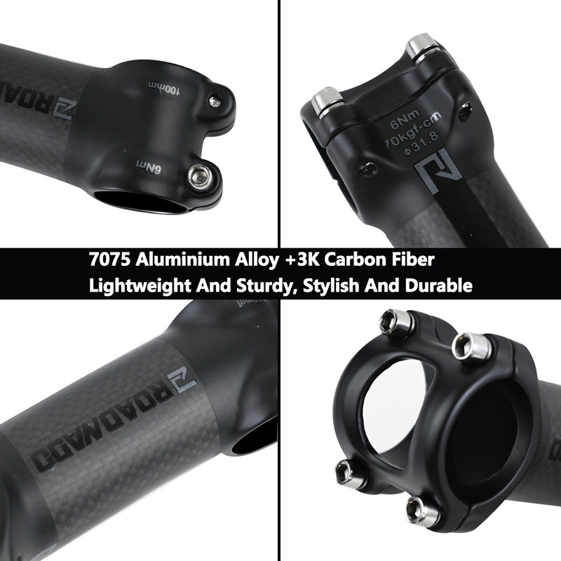 Pô tăng xe đạp ROADNADO bằng sợi carbon và hợp kim nhôm