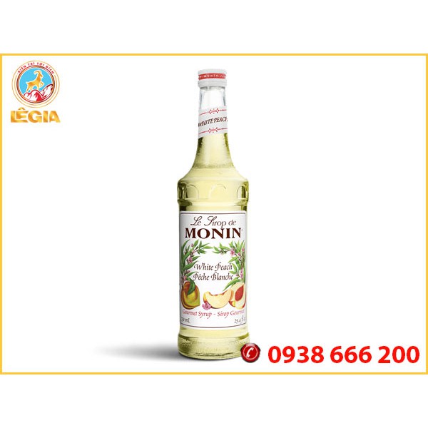 SIRO MONIN ĐÀO TRẮNG 700ML (WHITE PEACH SYRUP)
