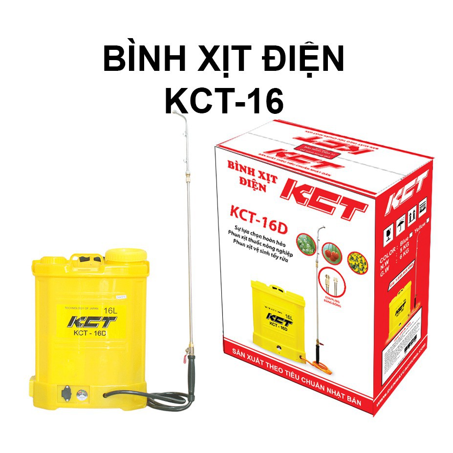 Bình xịt điện KCT-16D