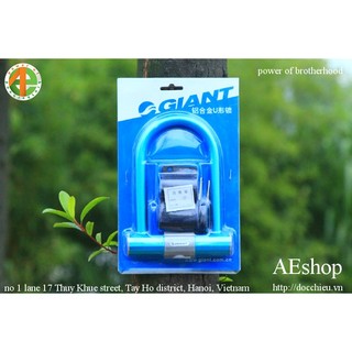 khóa xe đạp, chữ U Giant hợp kim nhôm