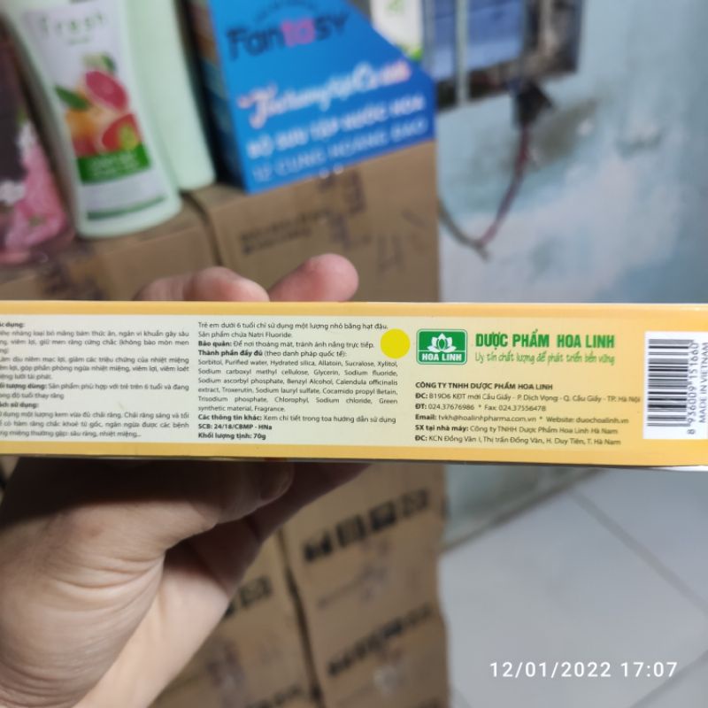 ( 2 LOẠI ) Kem Đánh Răng Trẻ Em Dược Liệu Ngọc Châu 50g và 70g