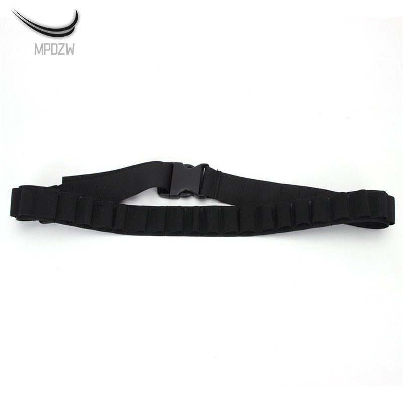 MPDZW 130*5CM Bandolier Belt 29 Rounds Shell Holder Airsoft Hunting 12 Gauge Ammo Holder Outdoor