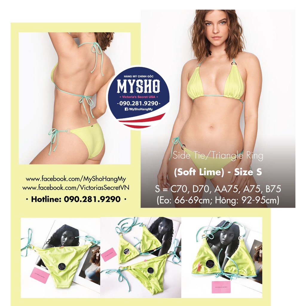[Size S] Áo tắm dây 2 mảnh, sexy gợi cảm, quyến rủ và tôn dáng người phụ nữ Soft Lime | BigBuy360 - bigbuy360.vn